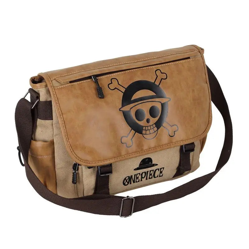 Bolsa Carteiro Couro Anime Mix