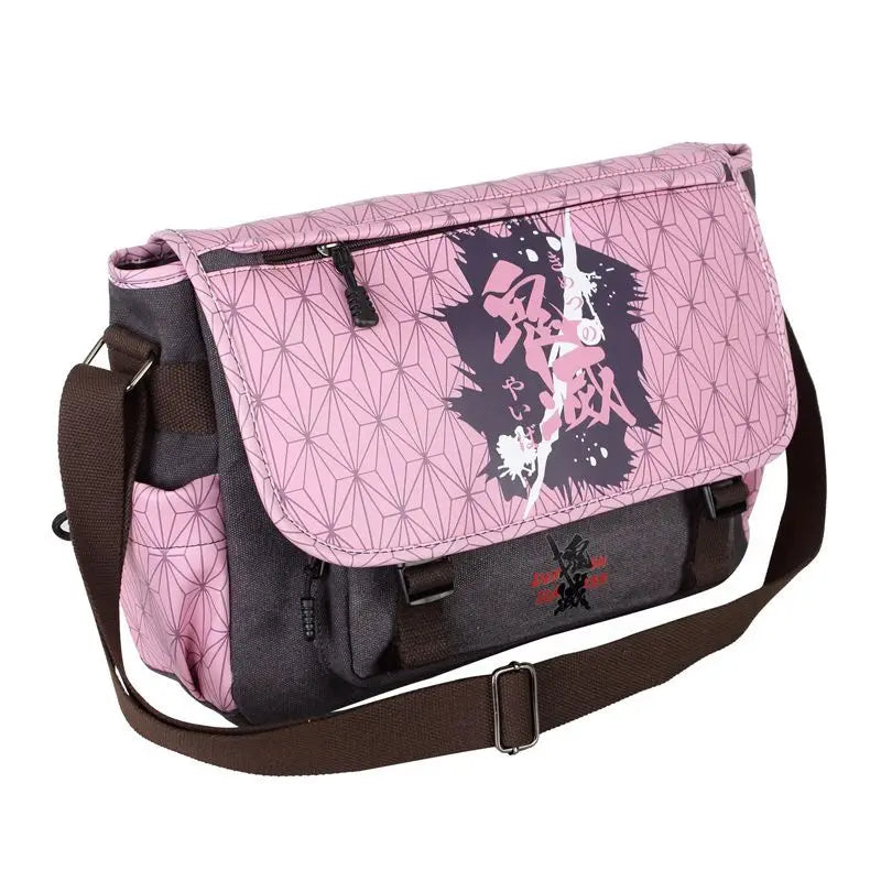 Bolsa Carteiro Couro Anime Mix