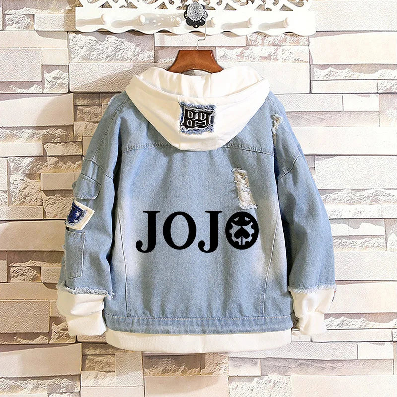 Jaqueta Jeans Jojo Bizarre Adventure