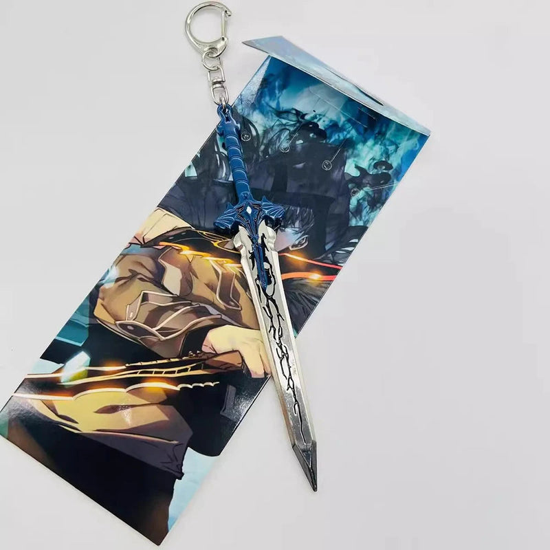 Chaveiro e Colar Sword of Leveling