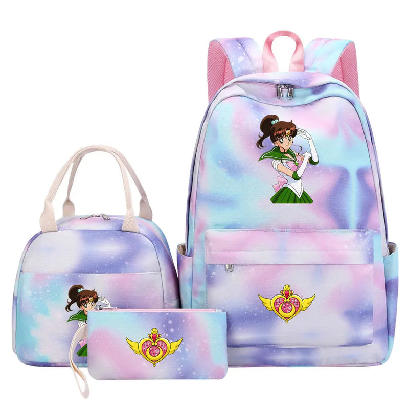 Mochila Lua Mágica Sailor Moon 3 Peças