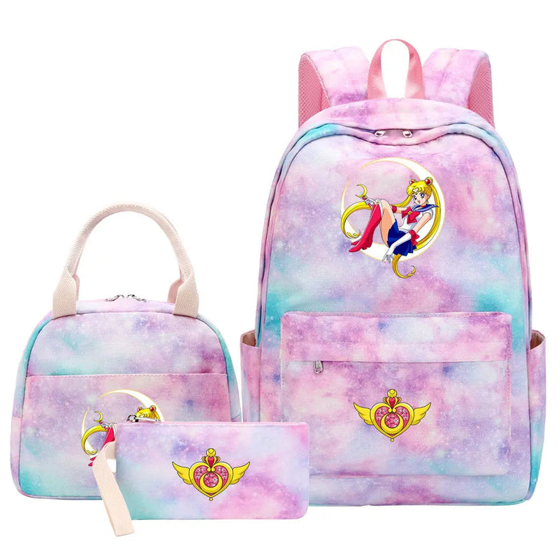 Mochila Lua Mágica Sailor Moon 3 Peças