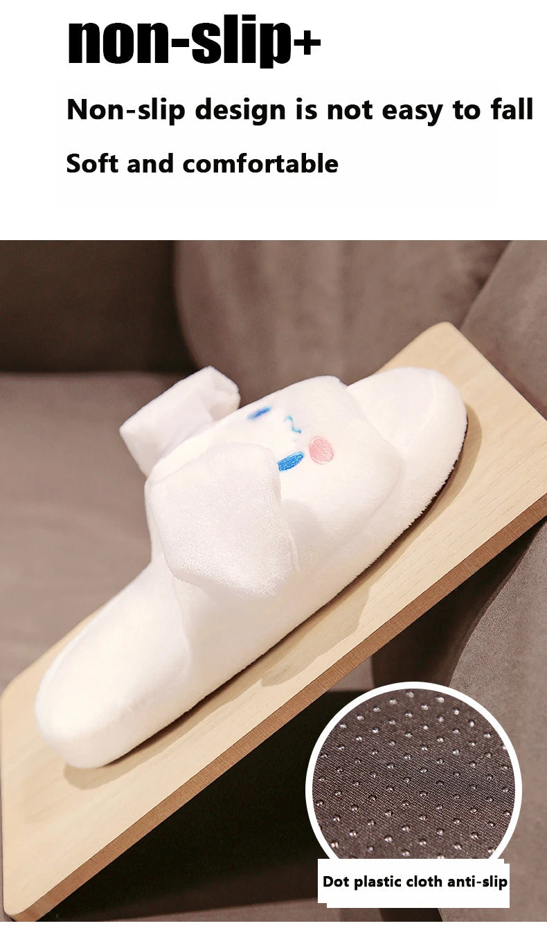 PANTUFAS DE PELÚCIA CINNAMOROLL