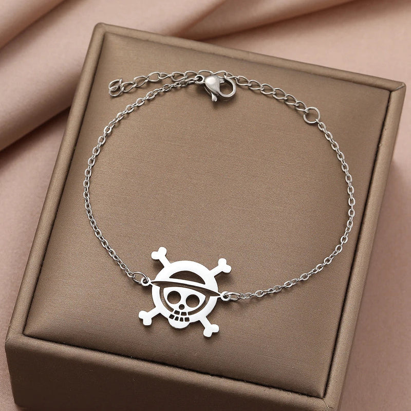 COLAR E PINGENTE PIRATA - ONE PIECE