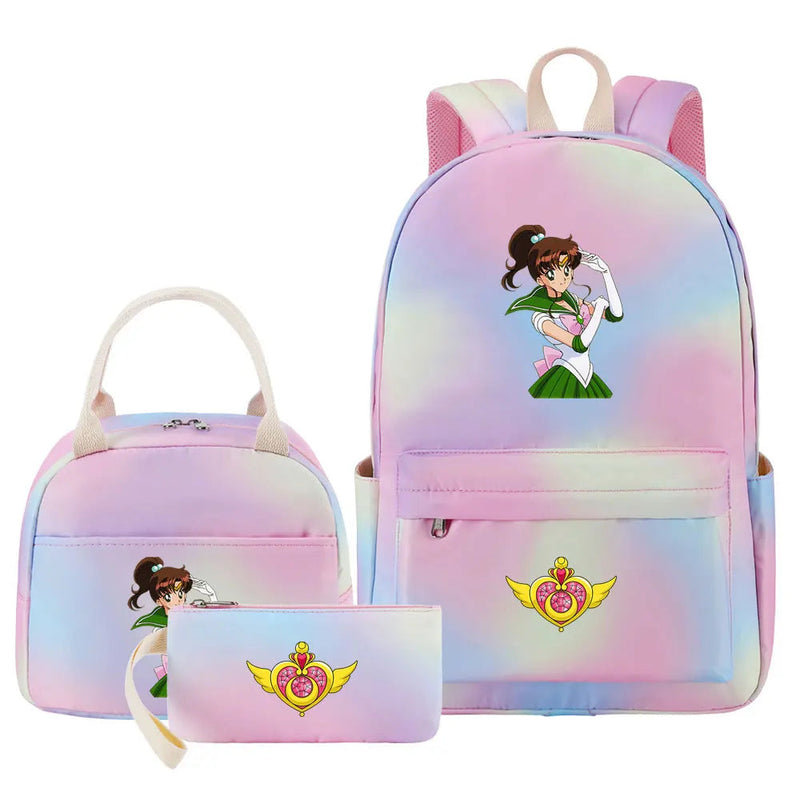 Mochila Lua Mágica Sailor Moon 3 Peças