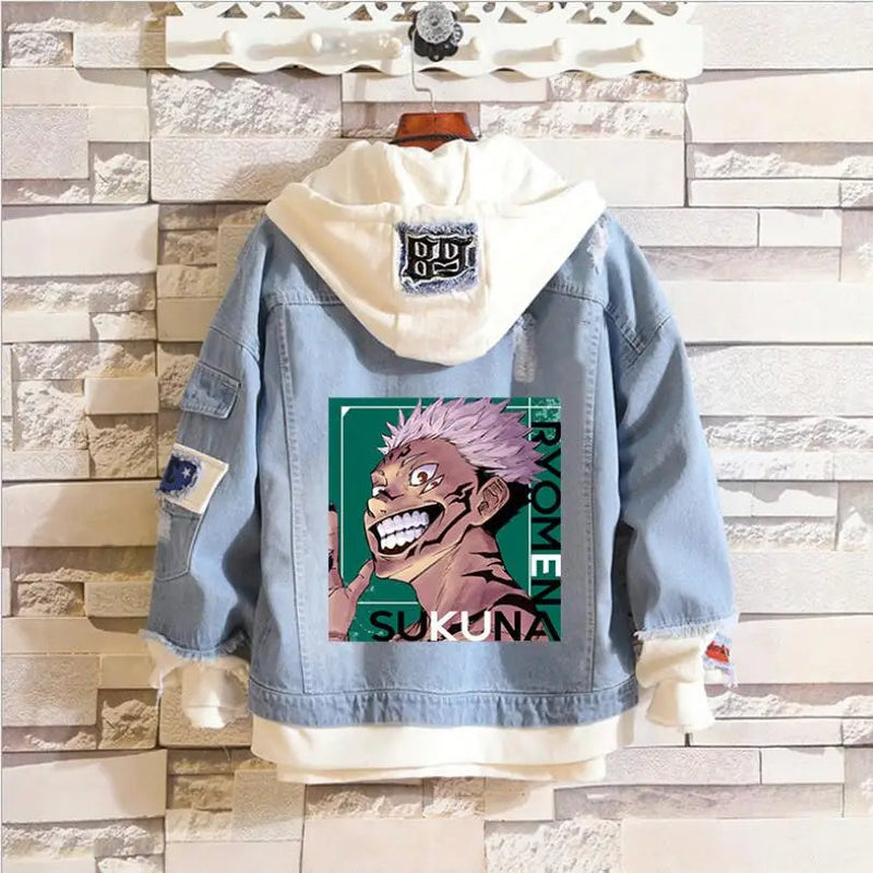Jaqueta Jeans Jujutsu Kaisen