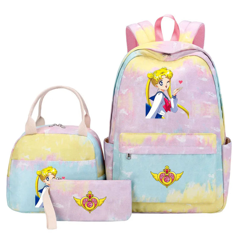 Mochila Lua Mágica Sailor Moon 3 Peças