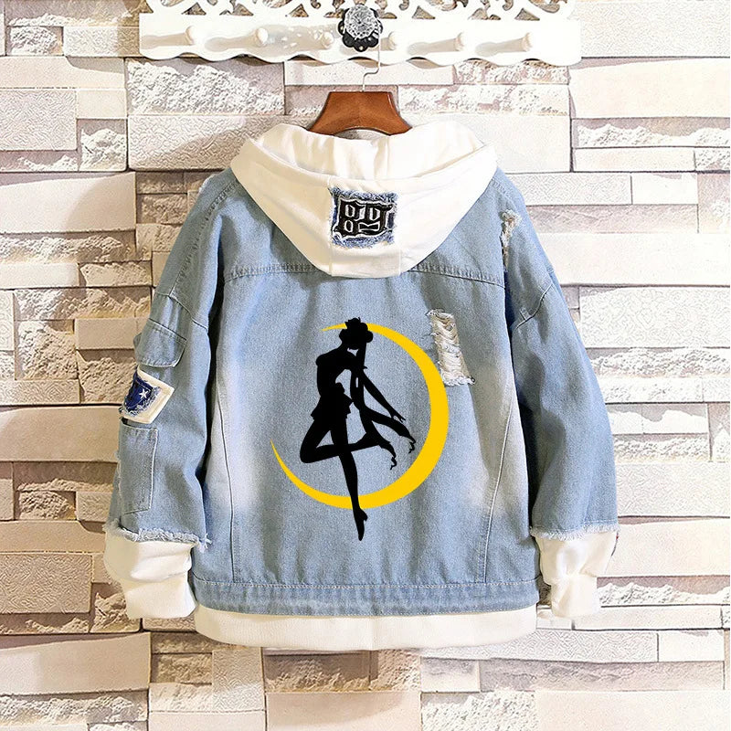 Jaqueta Jeans Sailor Moon