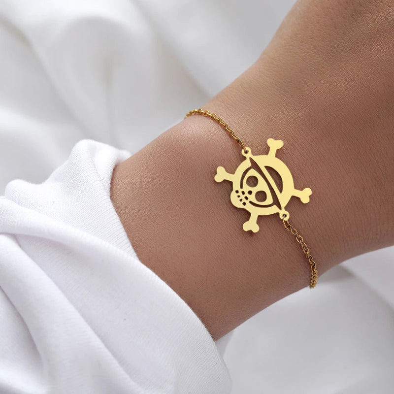 COLAR E PINGENTE PIRATA - ONE PIECE