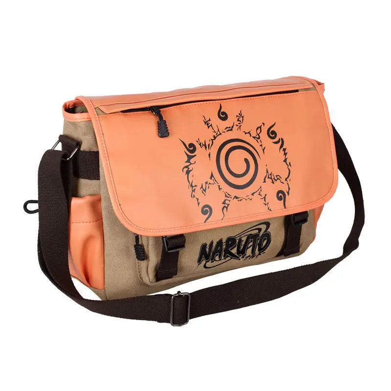 Bolsa Carteiro Couro Anime Mix