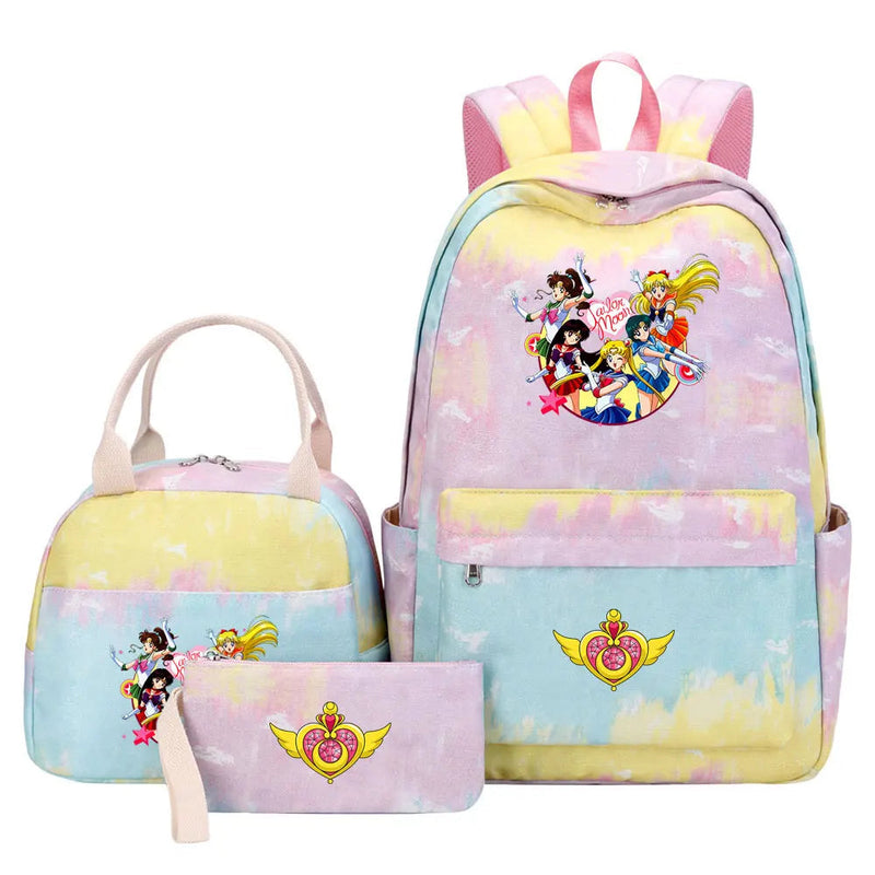 Mochila Lua Mágica Sailor Moon 3 Peças