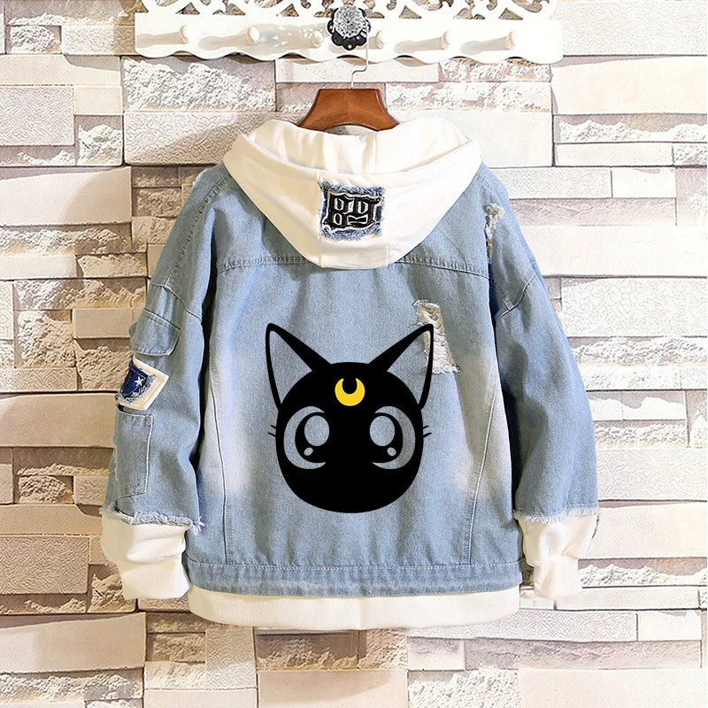 Jaqueta Jeans Sailor Moon