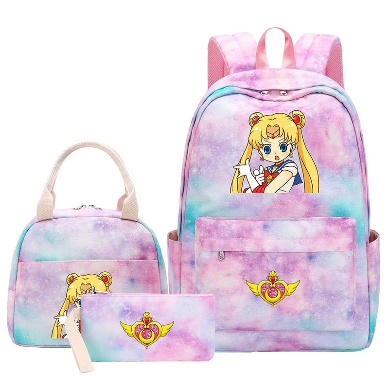 Mochila Lua Mágica Sailor Moon 3 Peças