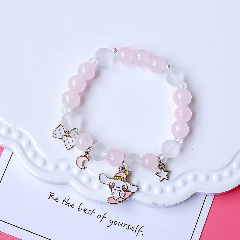 Pulseira Cute Sanrio Kuromi & Cinnamoroll