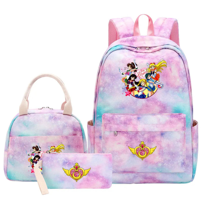 Mochila Lua Mágica Sailor Moon 3 Peças