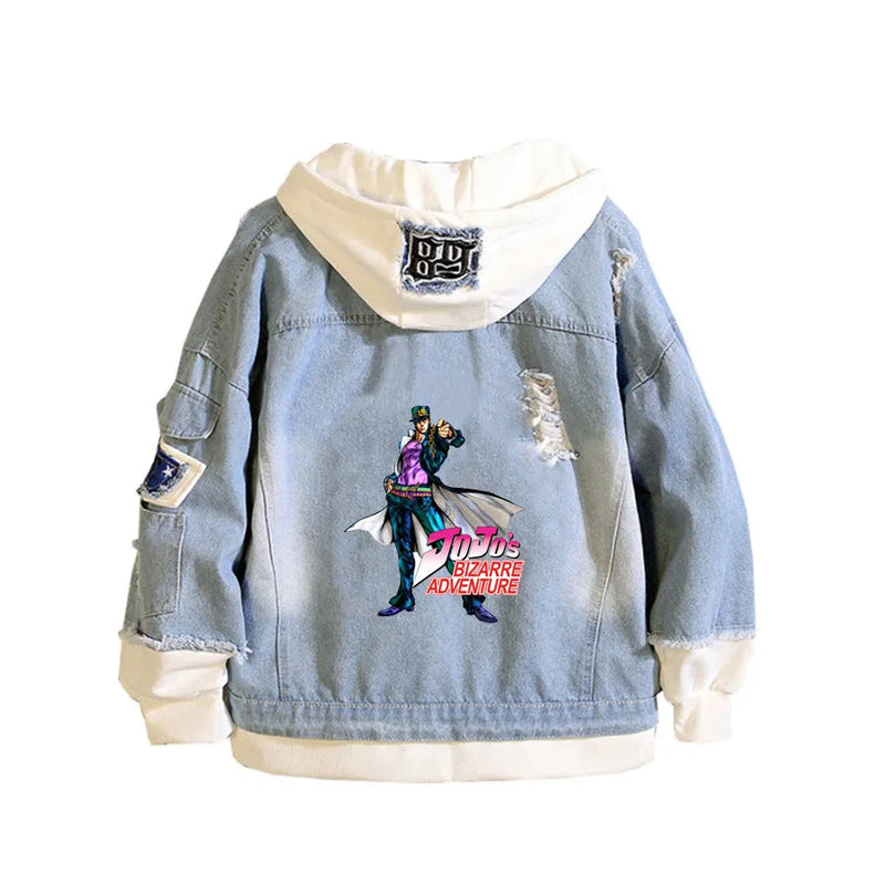 Jaqueta Jeans Jojo Bizarre Adventure