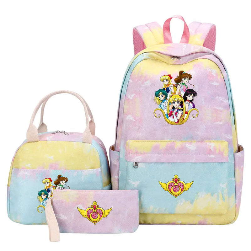 Mochila Lua Mágica Sailor Moon 3 Peças