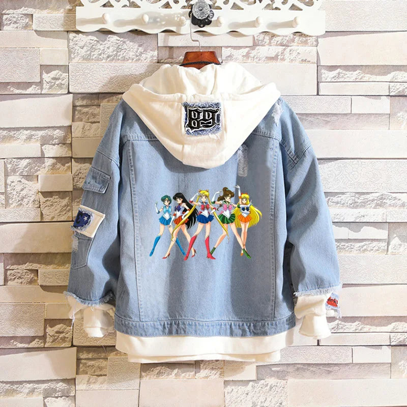 Jaqueta Jeans Sailor Moon
