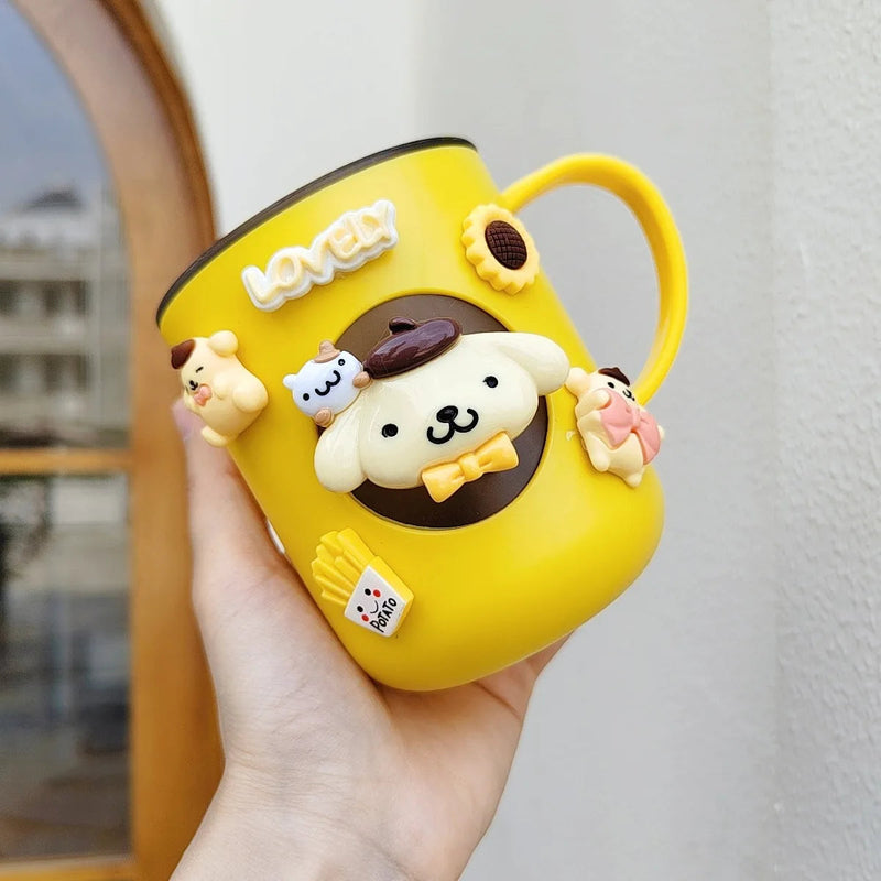 Caneca Sanrio Kawaii Personagens Fofos
