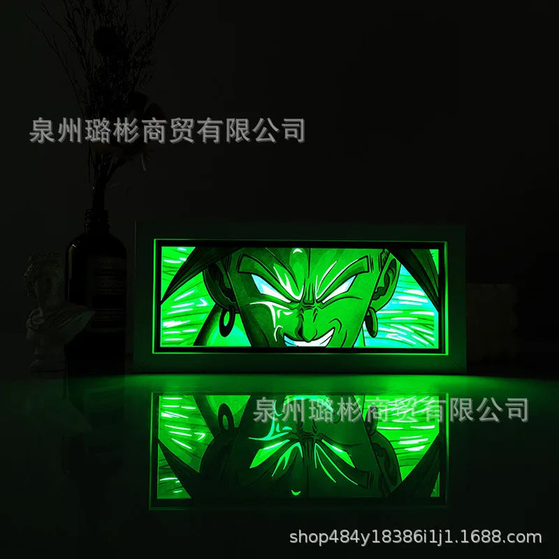 QUADRO LUMINOSO DRAGON BALL SUPER