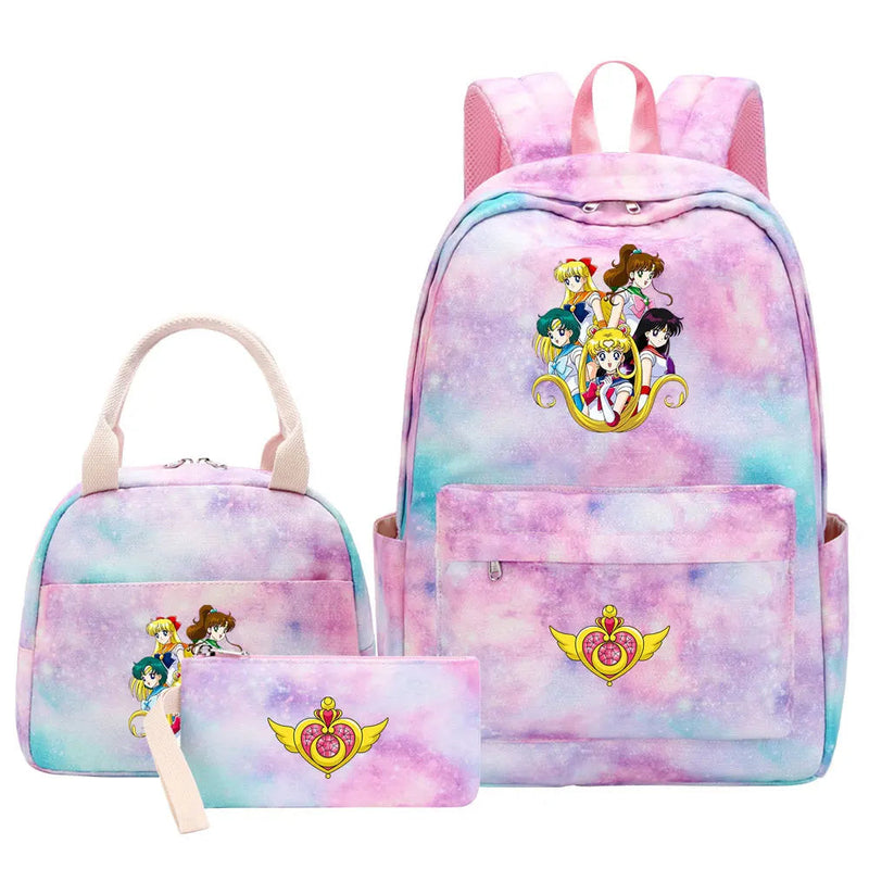 Mochila Lua Mágica Sailor Moon 3 Peças