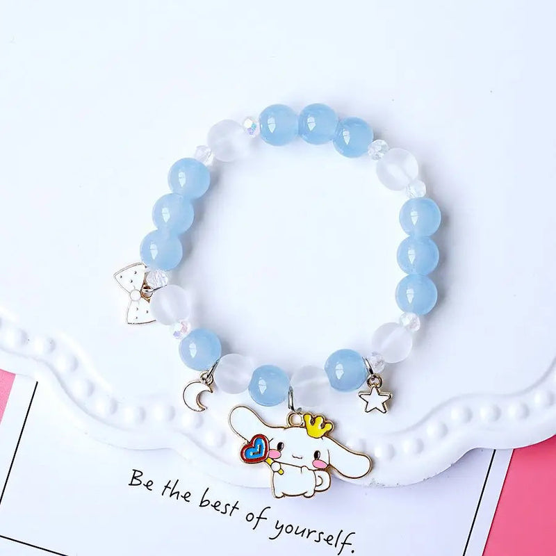 Pulseira Cute Sanrio Kuromi & Cinnamoroll