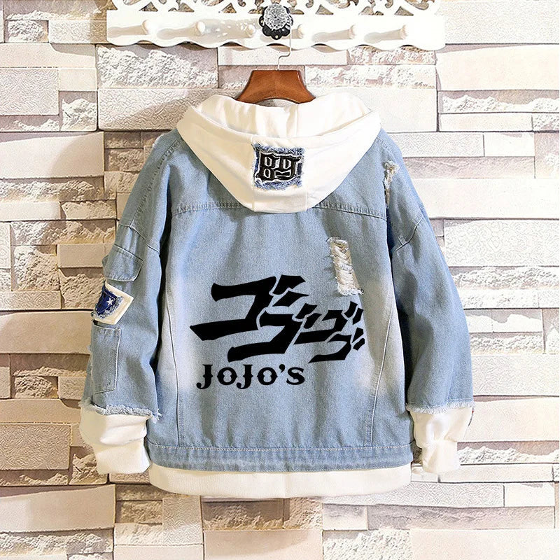 Jaqueta Jeans Jojo Bizarre Adventure
